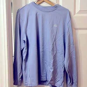 Long sleeve light blue Lacoste regular fit shirt